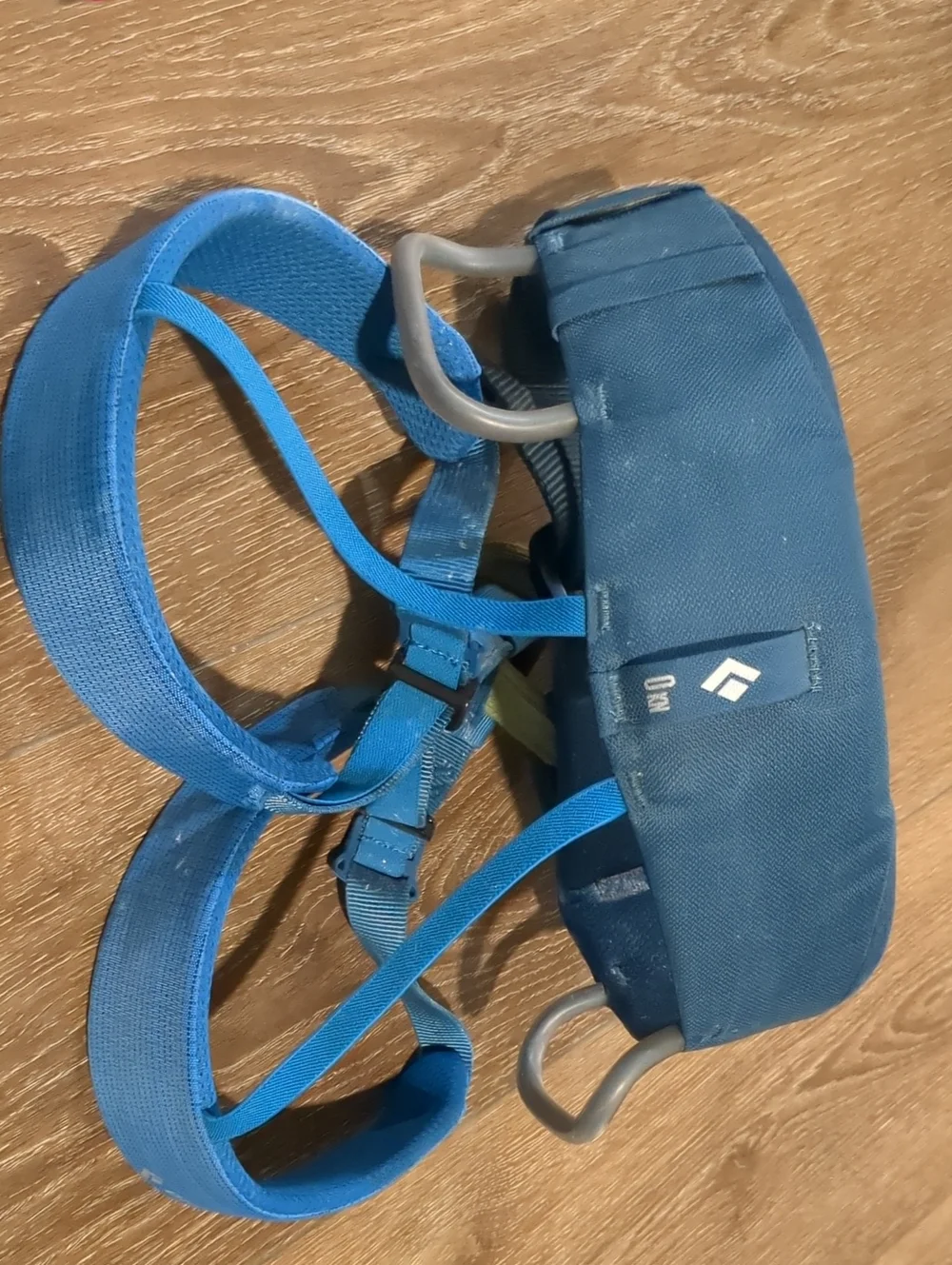 Black Diamond Youth Climbing Harness in Blue and Green